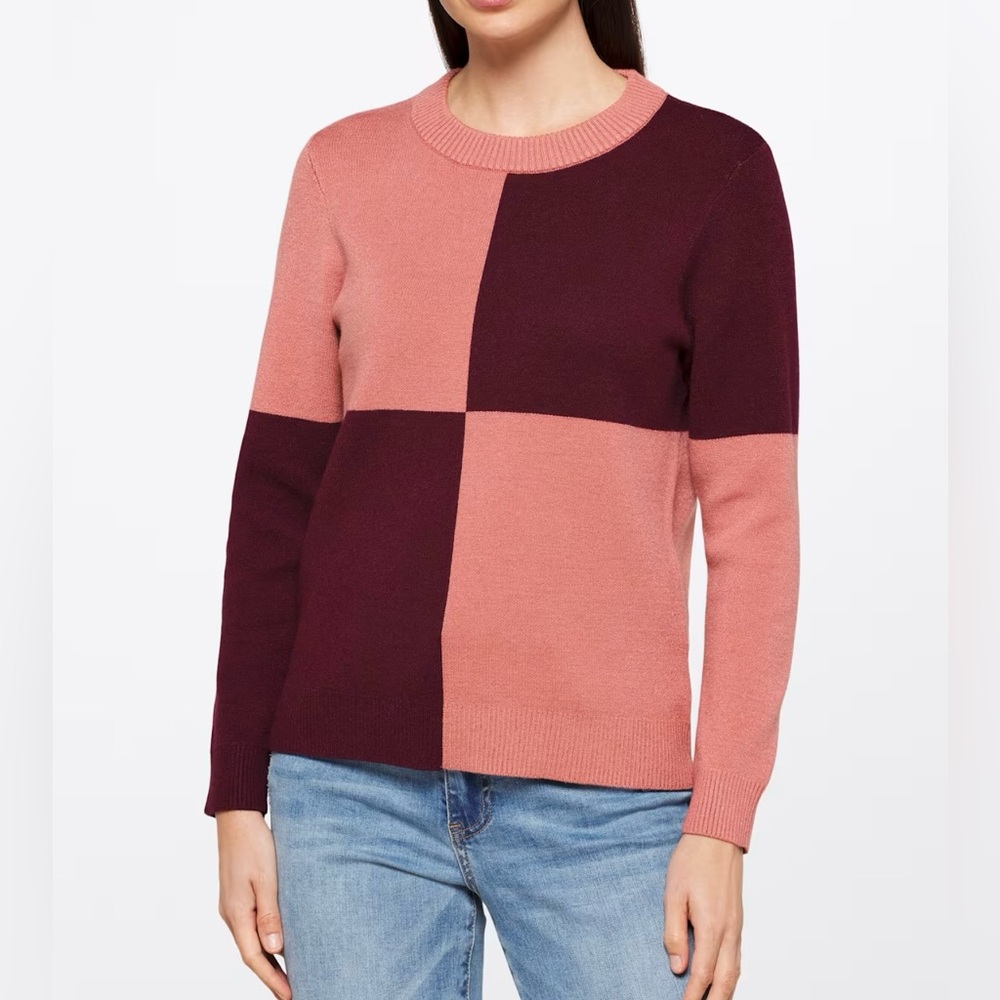 NWOT Colorblock Sweater